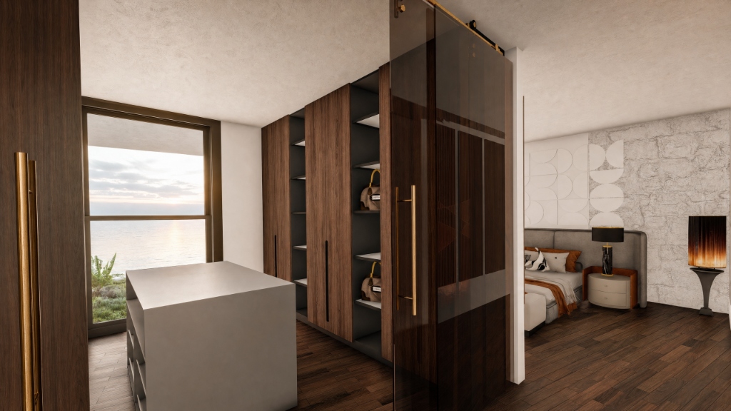 Ortus Villa Walk-in Closet - CUBICS Architecture, Georgios Kyriakopoulos Architect & Mihaela Shtirkova Civil Engineer